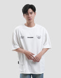 Disney Stitch Varsity Chameleon Technique Backprint Kaos Oversize Pria