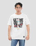 Disney Toy Story Forky Text Behind Print Kaos Pria