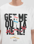 Disney Toy Story Forky Text Behind Print Kaos Pria