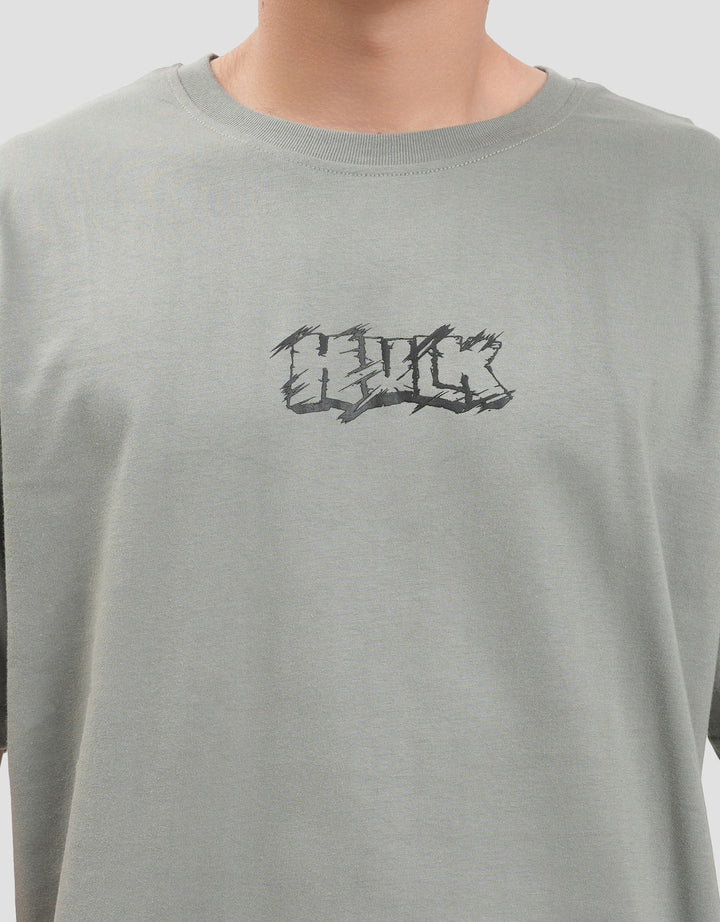 Marvel Hulk Backprint Kaos Pria