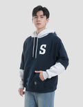 Marvel Two Tone Spiderman Miles Jaket Pria