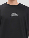 Marvel Black Panther Outline Puff Kaos Pria