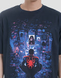 Marvel Spiderman Saturated City View Kaos Pria