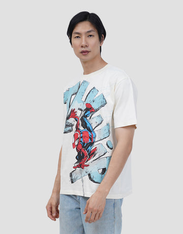 MARVEL SPIDERMAN COMICS BACKPRINT KAOS PRIA