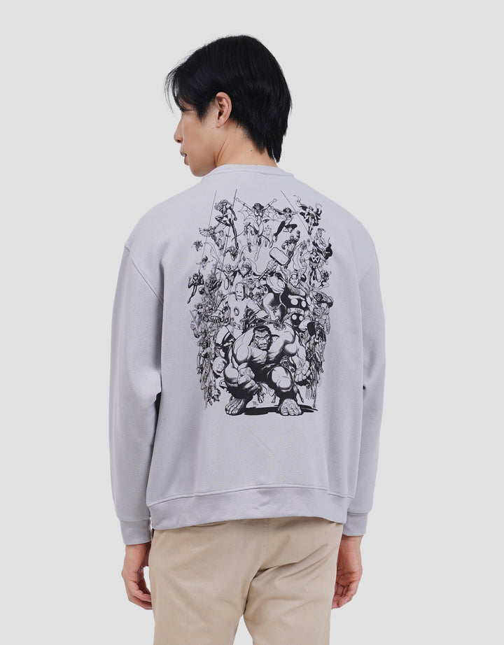 Marvel Boxy Mighty Sweater Pria