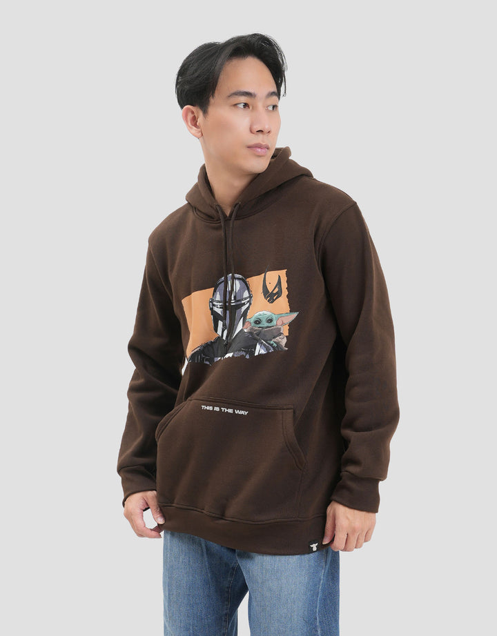 Star Wars Regular Mandalorian Jaket Hoodie Pria