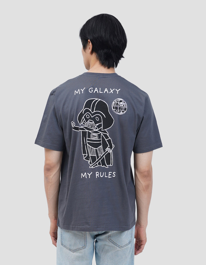 STAR WARS DARTH VADER CHIBI BACKPRINT KAOS PRIA