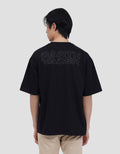 Star Wars Darth Vader Chibi And Text Backprint Kaos Oversize Pria