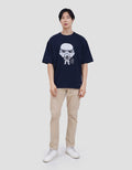 Star Wars Stormtroopers Chibi And Text Backprint Kaos Oversize Pria
