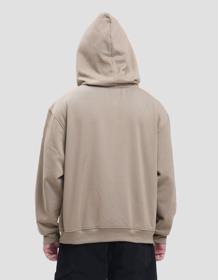 Nevada Basic Regular Fit Snap Button Jaket Hoodie Pria