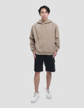 Nevada Basic Regular Fit Snap Button Jaket Hoodie Pria
