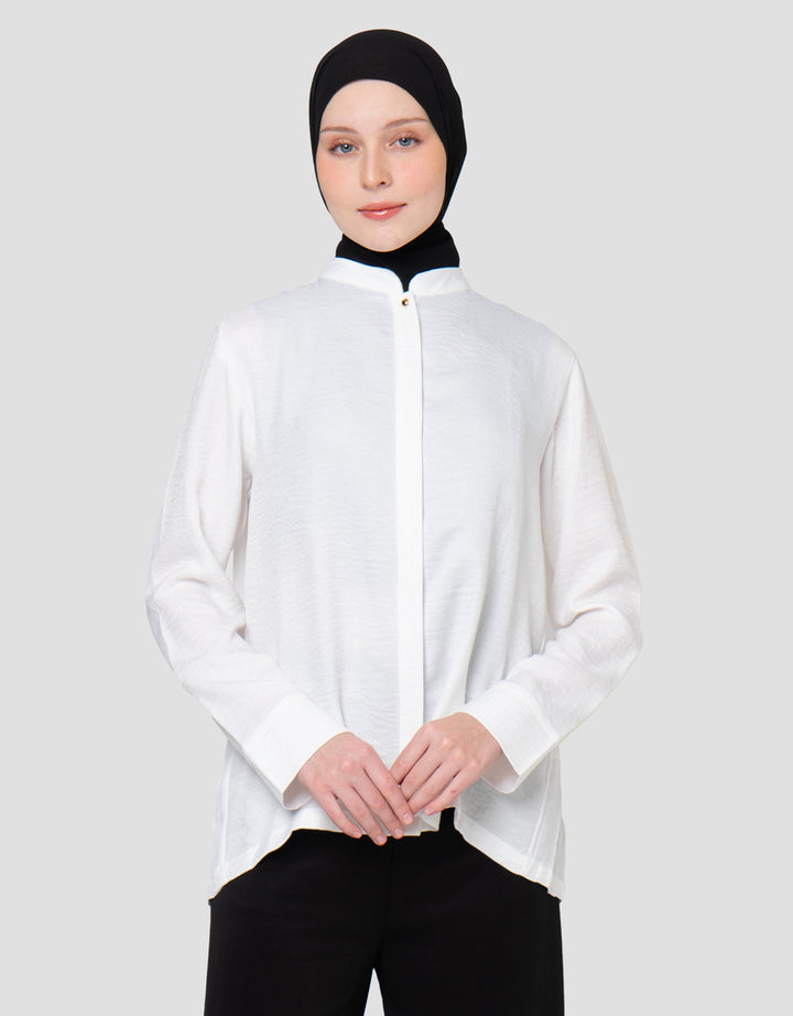 ANNISA BACK PLEATS KEMEJA WANITA