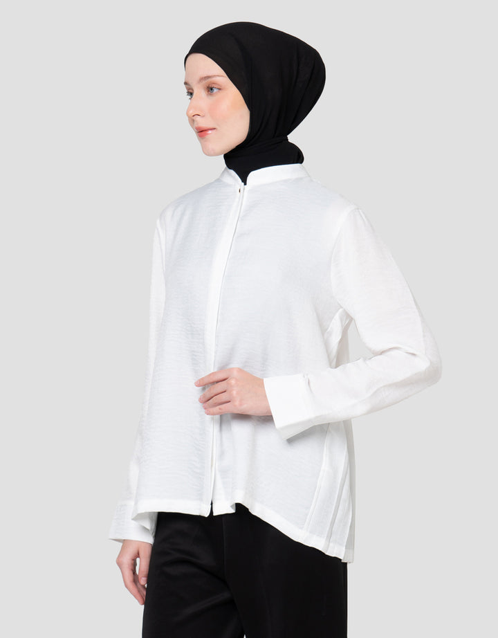 ANNISA BACK PLEATS KEMEJA WANITA