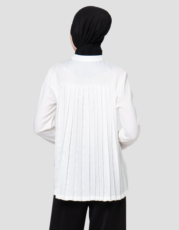 ANNISA BACK PLEATS KEMEJA WANITA