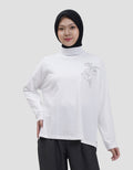 Annisa Flower Embro Kaos Wanita