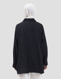 Annisa Batwing Plain OV Kemeja Wanita