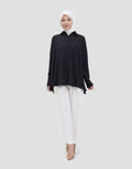Annisa Batwing Plain OV Kemeja Wanita