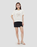 CONNEXION FLOWER EMBRO KAOS WANITA
