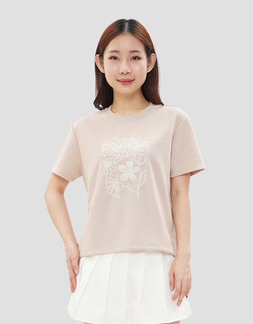 CONNEXION FLOWER EMBRO KAOS WANITA