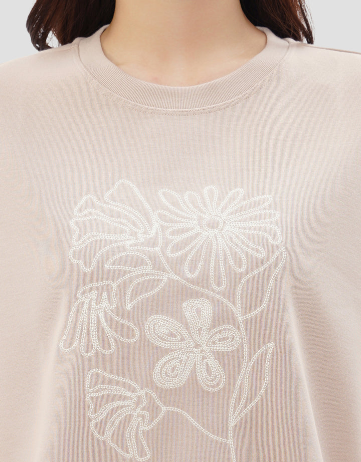 CONNEXION FLOWER EMBRO KAOS WANITA