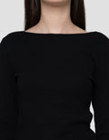 Connexion Rib Round Kaos Wanita
