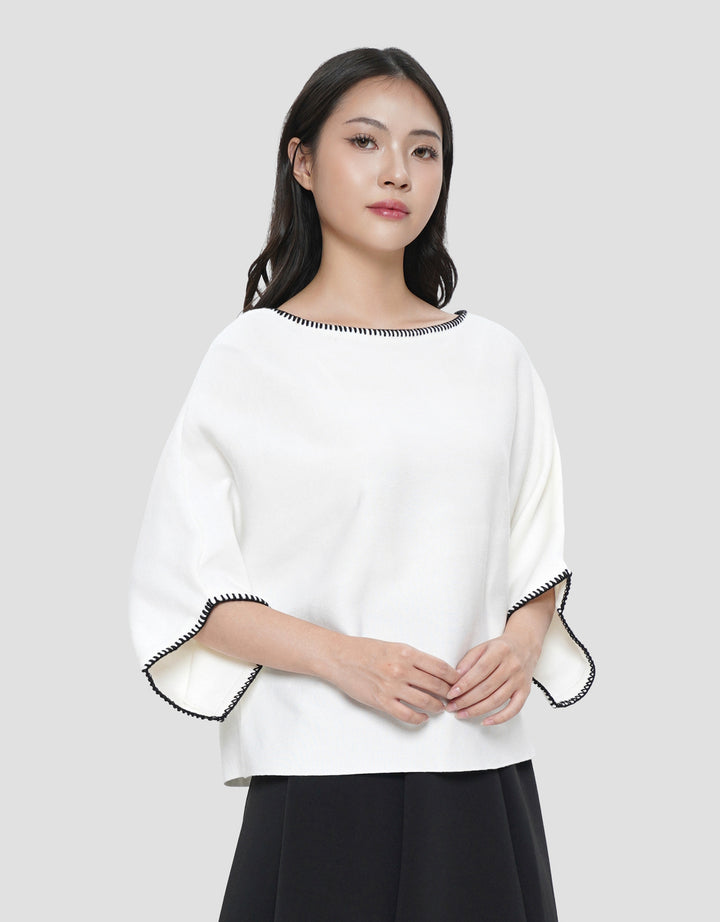 CONNEXION BLANKET STITCH BATWING KAOS WANITA