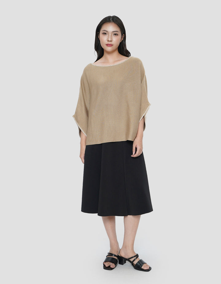 CONNEXION BLANKET STITCH BATWING KAOS WANITA