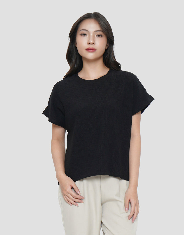 CONNEXION TEXTURE RAGLAN KAOS WANITA