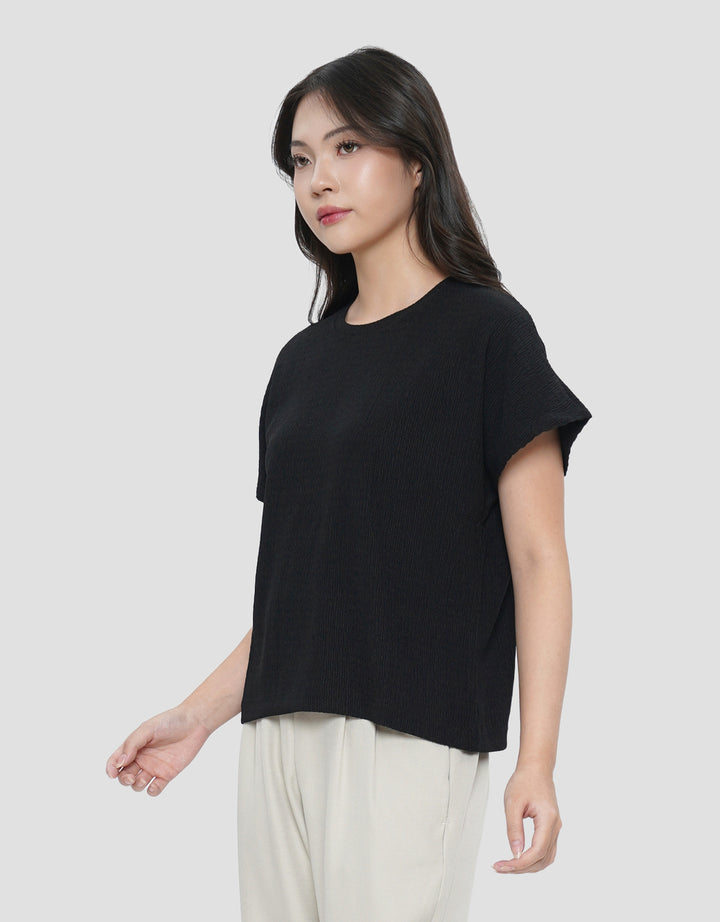 CONNEXION TEXTURE RAGLAN KAOS WANITA