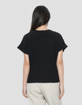 CONNEXION TEXTURE RAGLAN KAOS WANITA