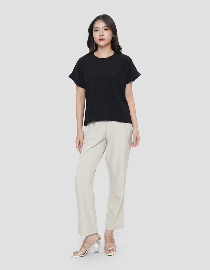 CONNEXION TEXTURE RAGLAN KAOS WANITA