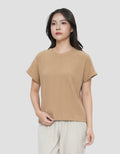 CONNEXION TEXTURE RAGLAN KAOS WANITA
