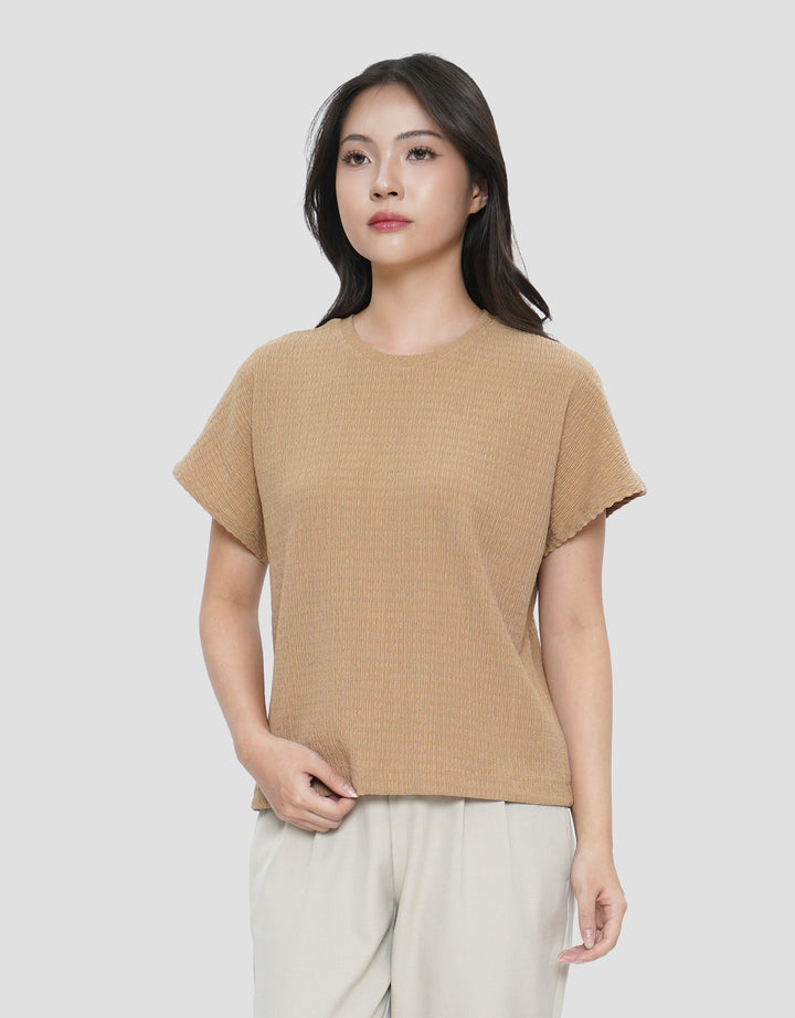 CONNEXION TEXTURE RAGLAN KAOS WANITA