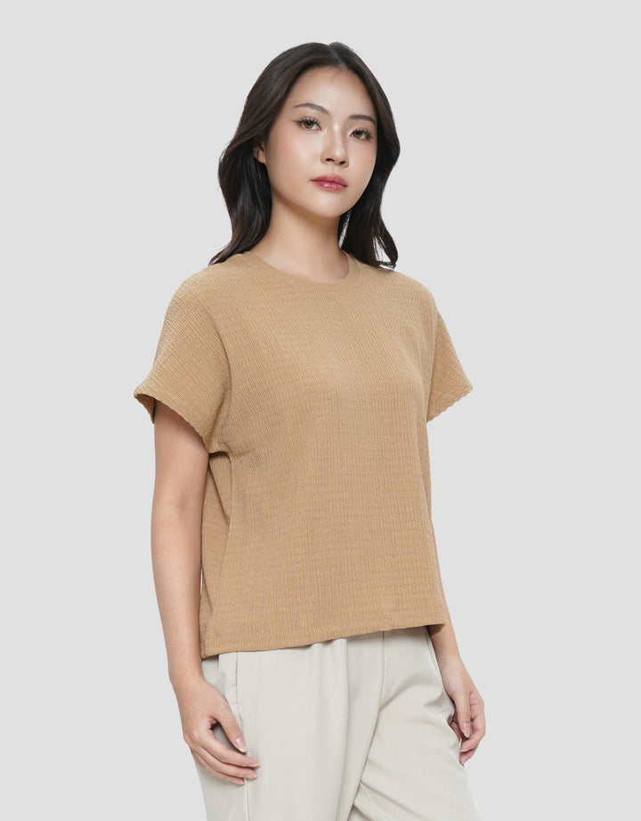 CONNEXION TEXTURE RAGLAN KAOS WANITA