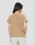 CONNEXION TEXTURE RAGLAN KAOS WANITA