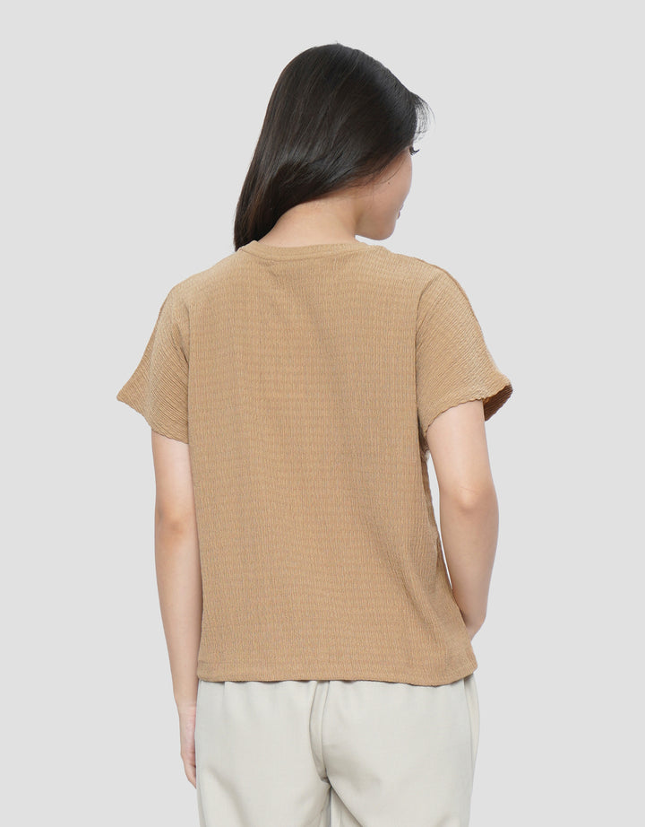 CONNEXION TEXTURE RAGLAN KAOS WANITA