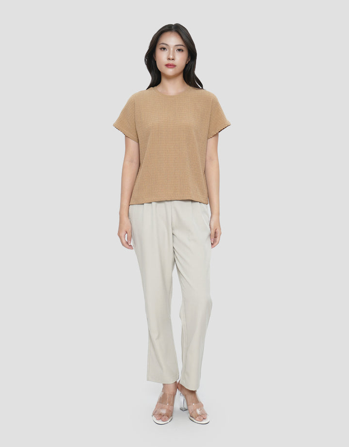 CONNEXION TEXTURE RAGLAN KAOS WANITA