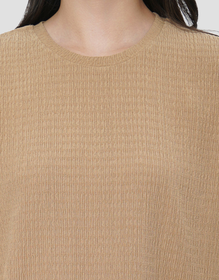 CONNEXION TEXTURE RAGLAN KAOS WANITA