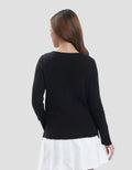 Connexion Cardigan Dobel Rajut Wanita