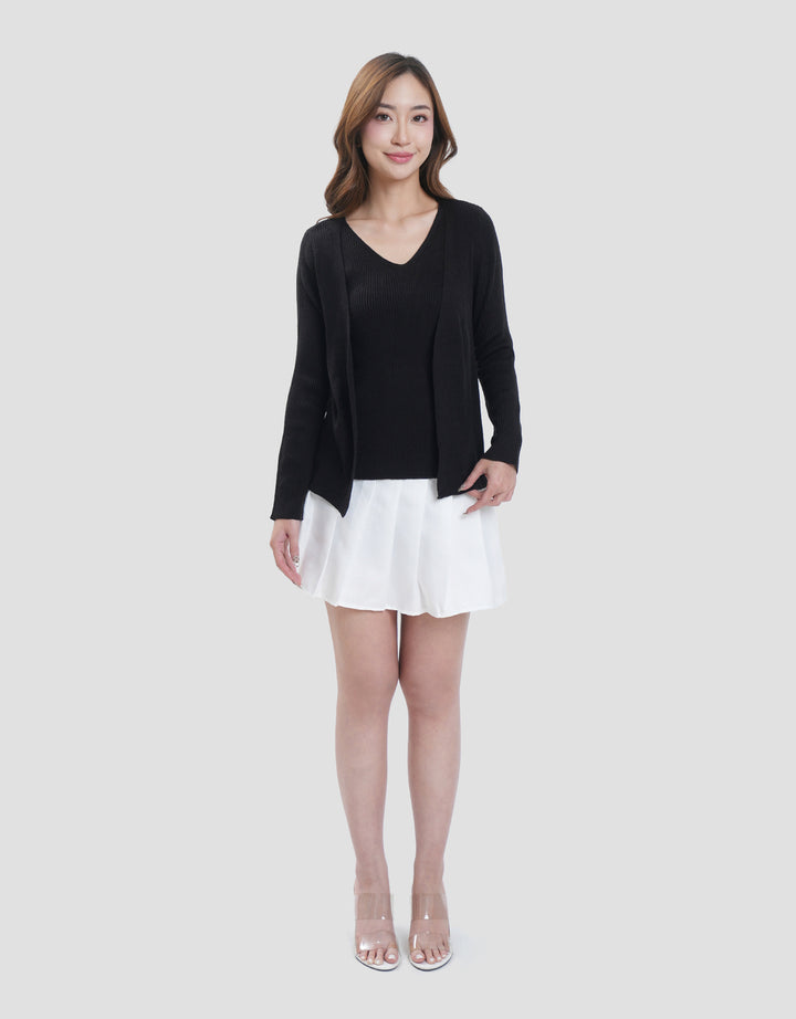 Connexion Cardigan Dobel Rajut Wanita