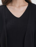 Connexion Cardigan Dobel Rajut Wanita