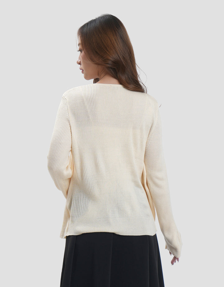 Connexion Cardigan Dobel Rajut Wanita