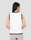 CONNEXION SLEEVELESS LIST LEHER VEST WANITA