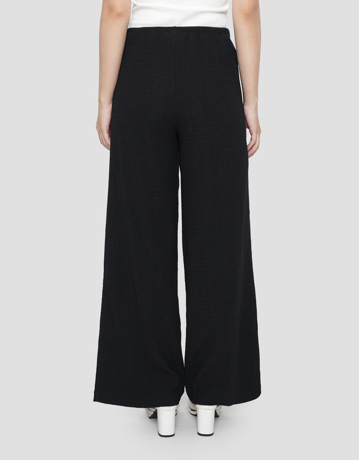CONNEXION TEXTURED SOLID CELANA PANJANG WANITA