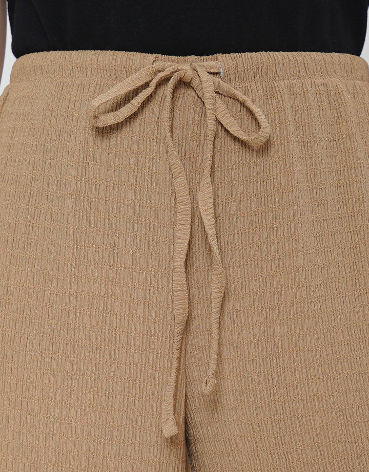 CONNEXION TEXTURED SOLID CELANA PANJANG WANITA