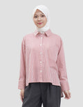 Annisa Stripe Kemeja Wanita