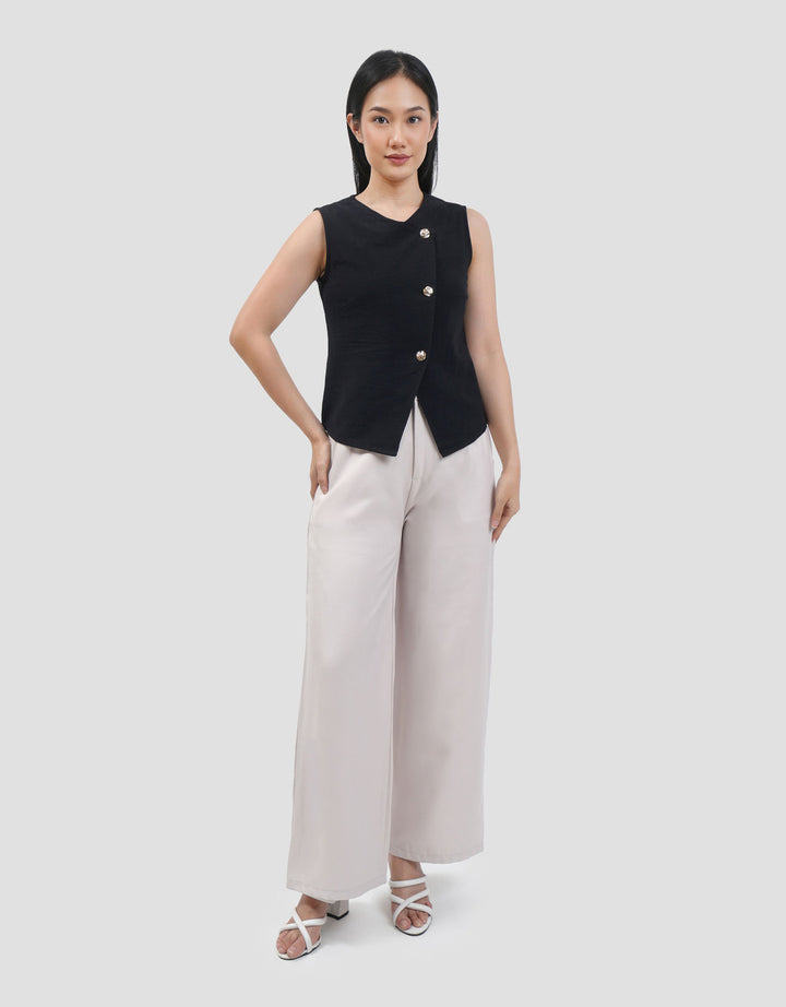 Connexion Sleeveless Look Fitted Blouse Wanita