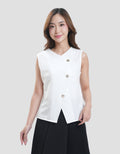 Connexion Asymtrc Look Fitted Blouse Wanita