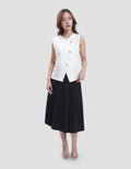 Connexion Asymtrc Look Fitted Blouse Wanita