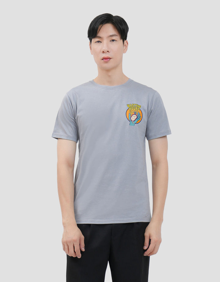 MxM Printed Wasting Hours Kaos Pria